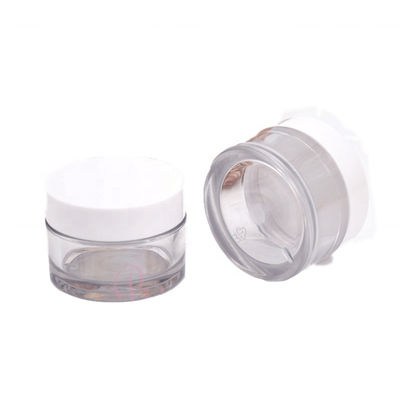 Facial 30g Wide Mouth Plastic Jars Containers 15Ml PET