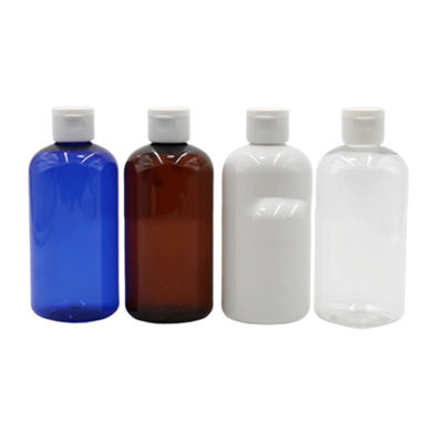 HDPE Brown Plastic Lotion Bottles 500ml Shampoo Container Bottles