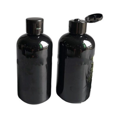 HDPE Brown Plastic Lotion Bottles 500ml Shampoo Container Bottles
