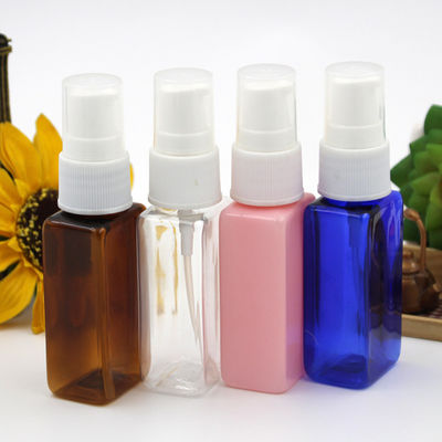 Square 150ml Plastic Nail Polish Bottles 12 Oz Spray Bottles