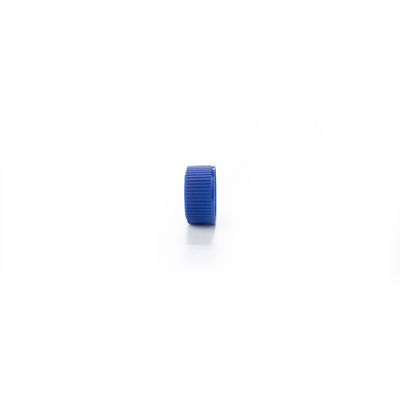 28mm White Plastic Child Resistant Closure Safety Cap Lined Push And Turn