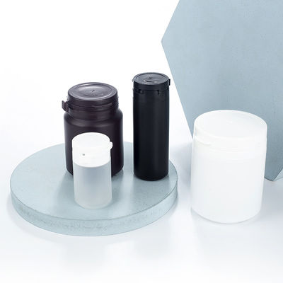 HDPE 50cc 60cc White Or Black Vitamin C Tablets Bottle With Tear Off Cap