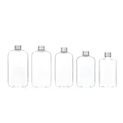 350ml Logo Printing Plastic Lotion Bottles PET Beverage Bottle Milk Tea
