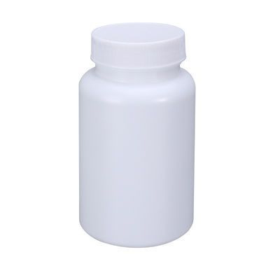White PE HDPE Pill Bottle Empty Medicine Bottles 20~400cc