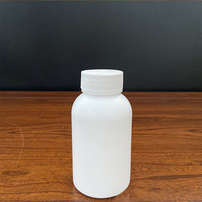 Circle PE Capsule Granule Plastic Medicine Bottles With Screw Cap 30~100cc