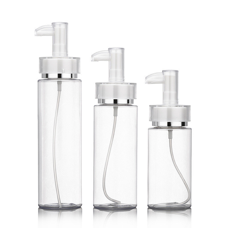 Acrylic 160ml Lotion Dispenser Bottle Silk Screen 200ml Empty Bottles