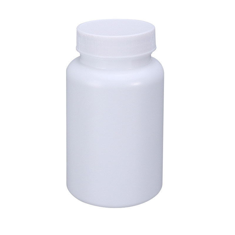 White PE HDPE Pill Bottle Empty Medicine Bottles 20~400cc